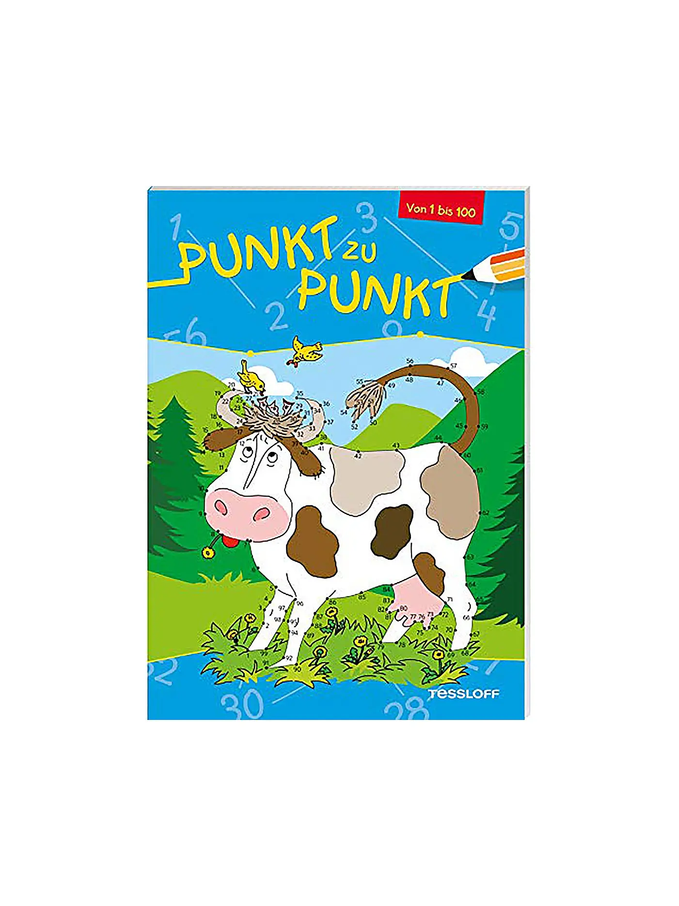TESSLOFF VERLAG | Buch - Punkt zu Punkt 1 bis 100 (Kuh) | 